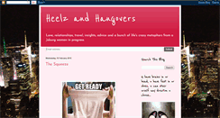 Desktop Screenshot of heelzandhangovers.blogspot.com