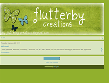Tablet Screenshot of my-flutterby-creations.blogspot.com