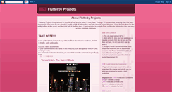 Desktop Screenshot of flutterbyprojects.blogspot.com