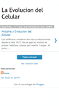 Mobile Screenshot of laevoluciondelcelular.blogspot.com