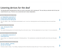 Tablet Screenshot of listeningdevicesforthedeaf.blogspot.com