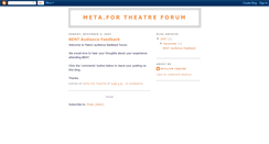 Desktop Screenshot of metafortheatre.blogspot.com