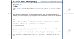 Desktop Screenshot of michellemonkphoto.blogspot.com
