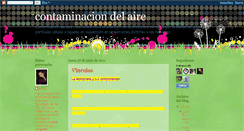 Desktop Screenshot of jessica-contaminaciondelaire.blogspot.com