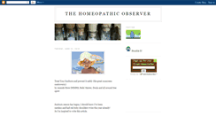 Desktop Screenshot of homeopathicobserver.blogspot.com