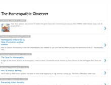 Tablet Screenshot of homeopathicobserver.blogspot.com