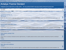 Tablet Screenshot of antalyayuzme.blogspot.com