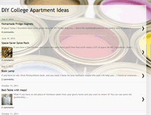 Tablet Screenshot of diycollegeideas.blogspot.com