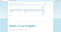 Desktop Screenshot of botoxlosangeles.blogspot.com