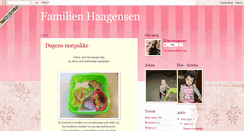 Desktop Screenshot of famhaagensen.blogspot.com