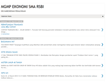 Tablet Screenshot of ekonomismarsbi.blogspot.com