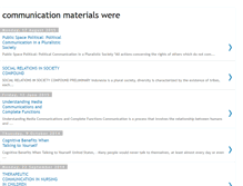 Tablet Screenshot of communication-materials-were.blogspot.com