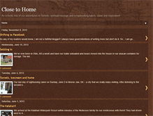 Tablet Screenshot of closetomyhome.blogspot.com