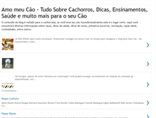 Tablet Screenshot of amomeucao.blogspot.com