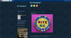 Desktop Screenshot of gotnaughty.blogspot.com