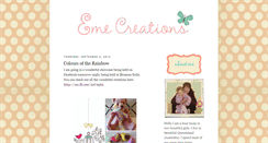 Desktop Screenshot of emecountrycreations.blogspot.com