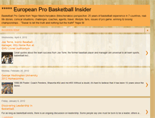 Tablet Screenshot of europrobasketinsider.blogspot.com