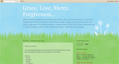 Desktop Screenshot of gracelovemercyforgiveness.blogspot.com