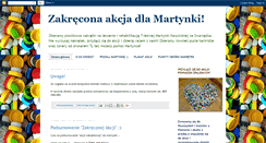 Desktop Screenshot of nakretki-dla-martynki.blogspot.com