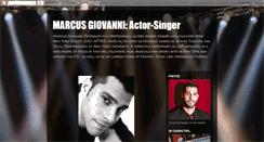 Desktop Screenshot of marcus-actor-singer.blogspot.com