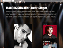 Tablet Screenshot of marcus-actor-singer.blogspot.com