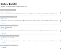Tablet Screenshot of beehivebulletin.blogspot.com