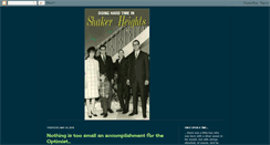 Desktop Screenshot of dhtinshakerheights.blogspot.com