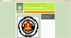 Desktop Screenshot of mseufacademiclub.blogspot.com