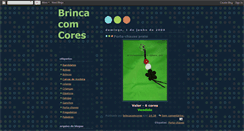 Desktop Screenshot of brincacomcores.blogspot.com
