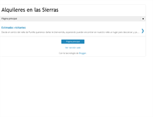 Tablet Screenshot of alquileresenlassierras.blogspot.com