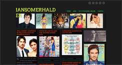 Desktop Screenshot of iansomerhalderonline.blogspot.com