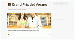 Desktop Screenshot of grandprixverano.blogspot.com