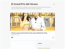Tablet Screenshot of grandprixverano.blogspot.com