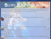 Tablet Screenshot of gloryhounddesigns.blogspot.com