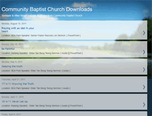 Tablet Screenshot of cbcpjsermons.blogspot.com