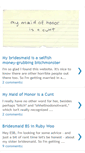 Mobile Screenshot of mymaidofhonorisacunt.blogspot.com