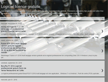 Tablet Screenshot of logiciel-gratuit-licence-gratuite.blogspot.com