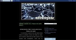 Desktop Screenshot of antrologicas.blogspot.com