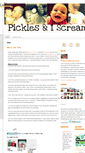 Mobile Screenshot of picklesandiscream.blogspot.com
