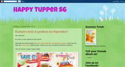 Desktop Screenshot of happytuppersg.blogspot.com