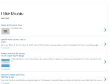 Tablet Screenshot of ilikeubuntu.blogspot.com