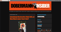 Desktop Screenshot of inside-dobermann.blogspot.com