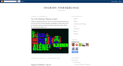 Desktop Screenshot of ingridhnorskblogg.blogspot.com