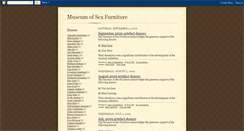 Desktop Screenshot of museumofsexfurniture.blogspot.com