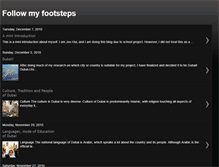 Tablet Screenshot of footprint-memories.blogspot.com