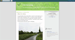 Desktop Screenshot of irish-genealogy.blogspot.com
