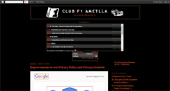 Desktop Screenshot of clubf1.blogspot.com