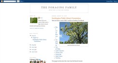 Desktop Screenshot of foragingfamily.blogspot.com