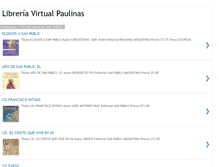Tablet Screenshot of libreriapaulinas.blogspot.com