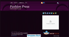 Desktop Screenshot of fashionpress-templatesblock.blogspot.com